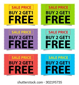 Price tags design, vector illustration.