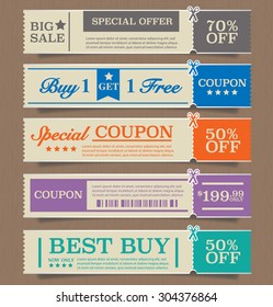 Price tags design, vector illustration.