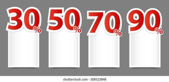 Price tags design, vector illustration.