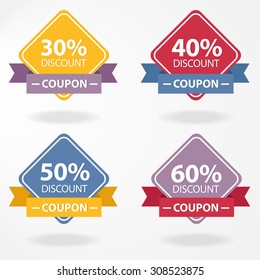 Price tags design, vector illustration.