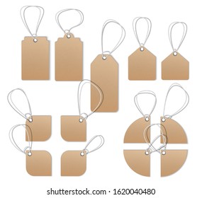 Price tags, empty labels, Sale tags and labels