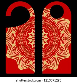 Price Tags with Mandala Decoration. Vector Illustration. Price Tags with Mandala Decoration. Vector Illustration.