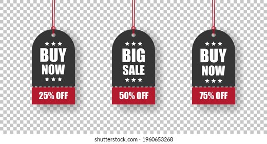 Price tags. Paper labels set. Label tag. Discount price tag big sale. Vector illustration