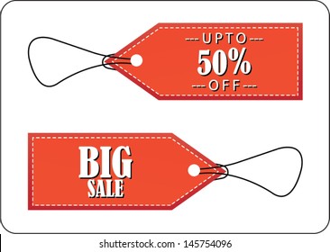 price tags set percent 50 off