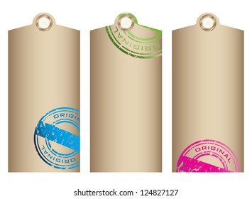 Price tags. Vector