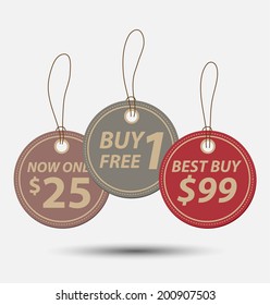 Price Tags vector