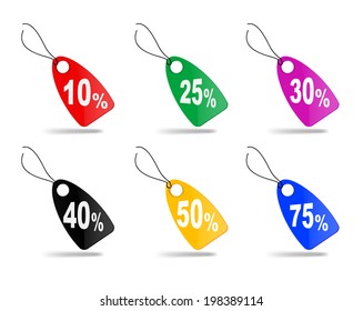 Price tags. Vector eps 10