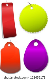 Price Tags. Vector illustration.