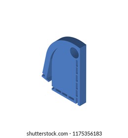 Price Ticket isometric left top view 3D icon