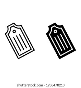 Price vector icon set. tag illustration sign collection. Sales symbol or logo.