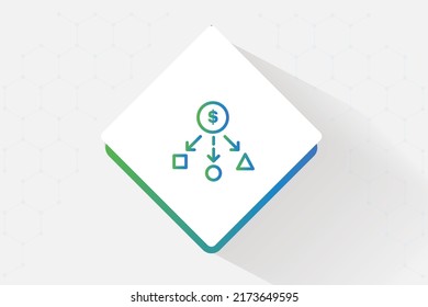 Diseño vectorial de icono Jerarquías de precios