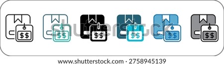 Pricing Icon Single Pack Illustration