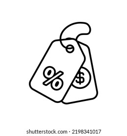 Pricing icon in vector. Logotype