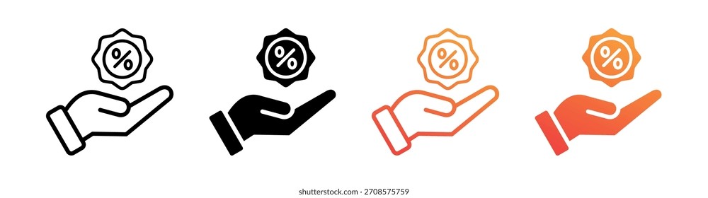 Pricing Multiple Style Icon Set Collection