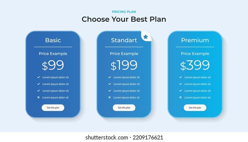Pricing plans infographic presentation slide template
