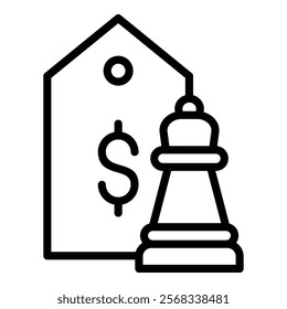 Pricing Strategy Icon Element For Design