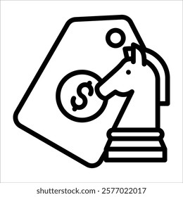 Pricing Strategy Icon Element For Design