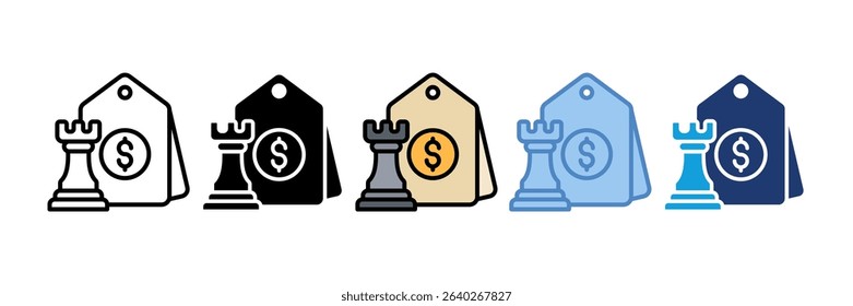 Pricing Strategy Icon Element For Design