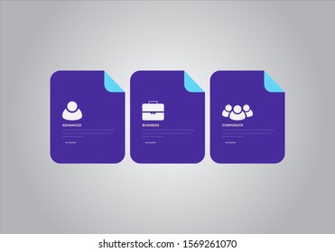 Pricing table design, box, button, list for web. price list. mobile. Vector. EPS 10