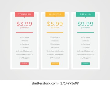 2,212 Blank price plans Images, Stock Photos & Vectors | Shutterstock