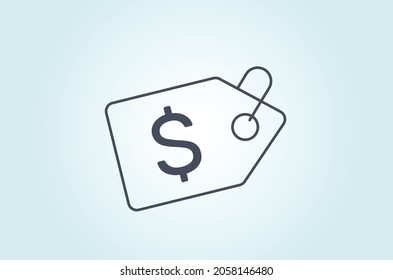 diseño vectorial de icono de etiqueta de precios