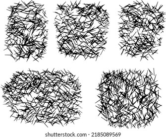 Prickly needle texture grunge vector background. Urban old peeled wall. Dust Distressed Overlay. Rough black and white texture with faded paint and scratched plaster. Wallpaper with rust and dirt.
