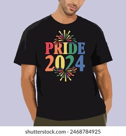 PRIDE 2024  PRIDE MONTH T-SHIRT DESIGN,