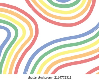 Pride Abstract textured canvas design for card template. rainbow
