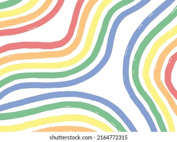 Pride Abstract textured canvas design for card template. rainbow