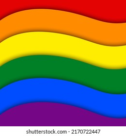 Fondo del Orgullo. Concepto LGBT. Estilo realista vectorial ilustración colorida. EPS 10.