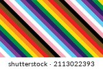 Pride Background with LGBTQ Pride Flag Colours. Rainbow Stripes Background in LGBT Gay Pride Wallpaper