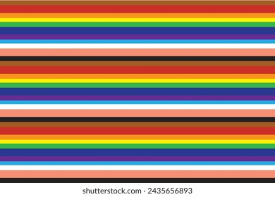 Pride Background with LGBTQ Pride Flag Colours