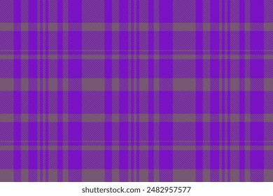 Pride background pattern check, equal vector seamless texture. Cotton tartan textile fabric plaid in pastel and violet colors palette.