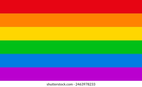 Fondo del orgullo, colores aislados de la bandera LGBT del arco iris, bandera de rayas del concepto del orgullo gay LGBTQ
