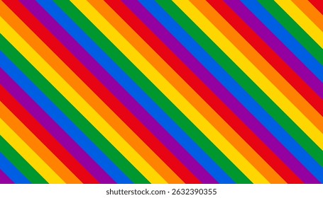 Pride background, rainbow LGBT flag colors isolated, LGBTQ gay pride stripes background - stock vector