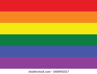 Pride Celebrating LGBT culture symbol. 11 vector Collection LGBT pride flag.Rainbow flag background.love is all around.