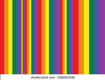 Pride Celebrating LGBT culture symbol. 11 vector Collection LGBT pride flag.Rainbow flag background.love is all around.