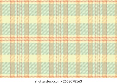 Pride check seamless pattern, window textile texture background. Layer fabric vector tartan plaid in light and orange colors palette.