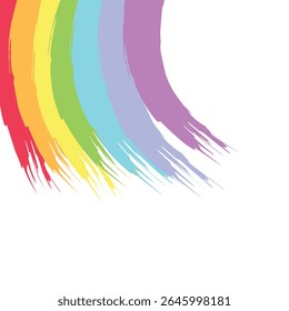 pride color stroke background. eps