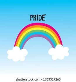 Pride concept. Vector illustration for Pride month event celebration.