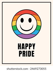 Pride day celebration poster, banner. LGBT vector illustration