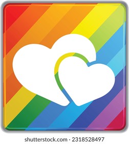 Pride day flag logo vector symbol icon