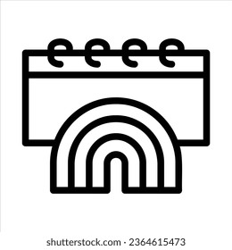 icono del día del orgullo con vektor aislado y fondo transparente
