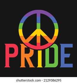 Día del Orgullo El amor es la camiseta del vector de amor