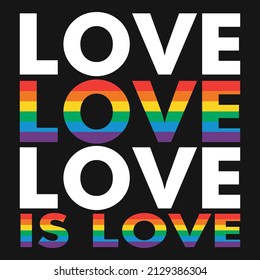 Pride Day Love Is Love Vector T shirt