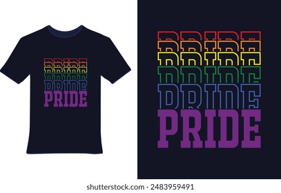 Pride pride day t shirt design