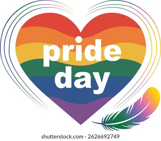Pride day vector art illustration