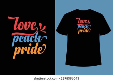 Pride Day Wavy retro typography t shirt design vector t shirt design typography t shirt design