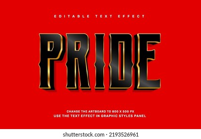 Pride Editable Text Effect Template