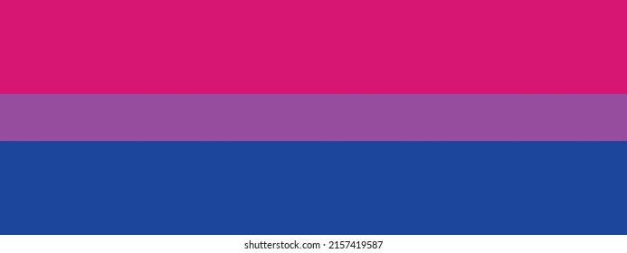 Pride Flag "BISEXUAL flag" . The symbol of rights of gender.